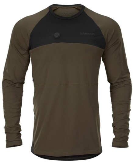 Härkila Heat L/S Willow Green/Black Willow Green/Black XS Härkila Heat L/S Willow Green/Black Willow Green/Black XS