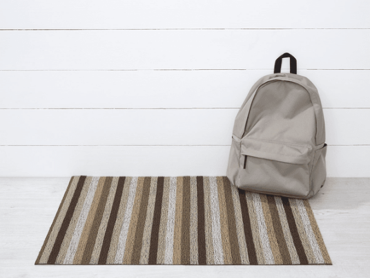 CHILEWICH Even Stripe Dørmatte 61x91cm MOCHA