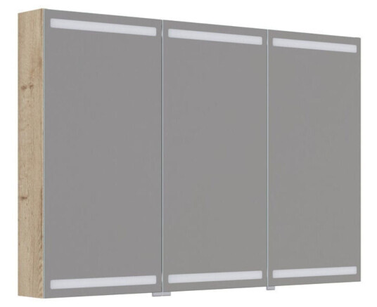 Dansani Inzo Level Speilskap Natur eik / 120 cm 3 Dører Dansani Inzo Level Speilskap Natur eik / 120 cm 3 Dører