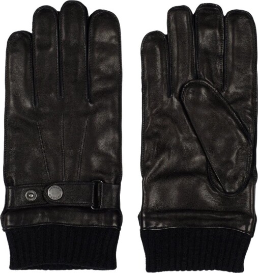 Howard London Leather Gloves  Carl - Black - 9