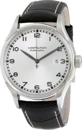 Hamilton Herreklokke H32612551 Jazzmaster Sølvfarget/Lær Ø42 mm