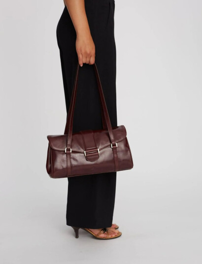 Adax Salerno Handbag Megan - Burgundy - ONE SIZE