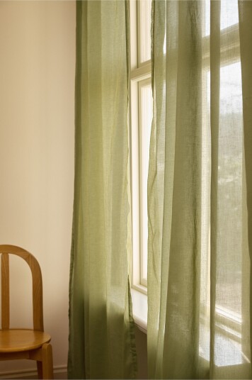 Jotex Voilegardin 2pakke khakigrønn CORINNE 219488206250