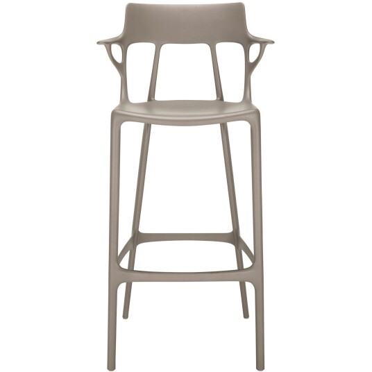 Kartell A.I. Barstol Resirkulert 75 cm Grå Kartell A.I. Barstol Resirkulert 75 cm Grå