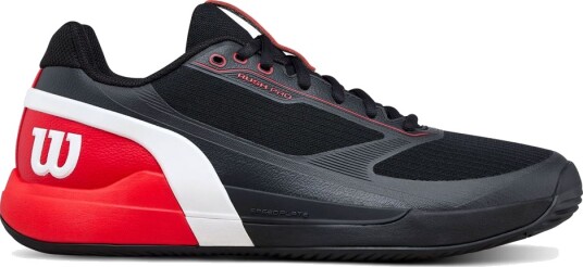 Wilson Rush Pro 5 Padel Padel sko herre Black/Infrared/White 42