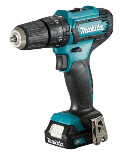 Makita - Støtdriver - trådløs - 2 hastigheter - nøkkelfri borhylse 10 mm - 30 N·m - 2 batterier - 12 V Makita - Støtdriver - trådløs - 2 hastigheter - nøkkelfri borhylse 10 mm - 30 N·m - 2 batterier - 12 V
