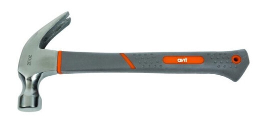 Avit Av03010 Claw Hammer With Fibregass Handle 450G Avit Av03010 Claw Hammer With Fibregass Handle 450G