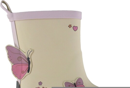 Mikk line Wellies Butterfly Barefoot Cream 35
