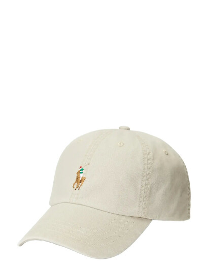 POLO RALPH LAUREN Stretch Cotton Twill Ball Cap |Beige |One Size POLO RALPH LAUREN Stretch Cotton Twill Ball Cap |Beige |One Size