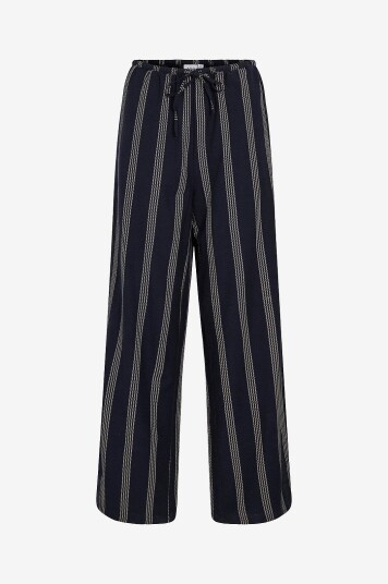 Vila - Bukser viPrisilla Print RW Pants - Blå