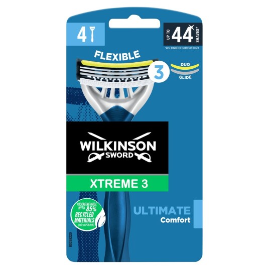 Wilkinson Engangsskraper Extreme 3 Ulimate Comfort 4 pcs. Wilkinson Engangsskraper Extreme 3 Ulimate Comfort 4 pcs.