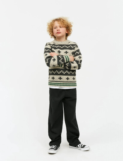 Mads Nørgaard Crash Keldino Reykavik Sweater Grey 104