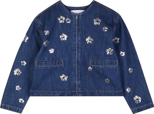 Marc Jacobs Denimjakke   Denim Blue m. Paljetter   Marc Jacobs   10 år (140)   Denimjakker   Blå