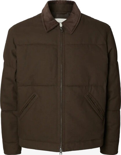 Selected Slmgrant Filled Canvas Jkt TURKISH COFFEE XL