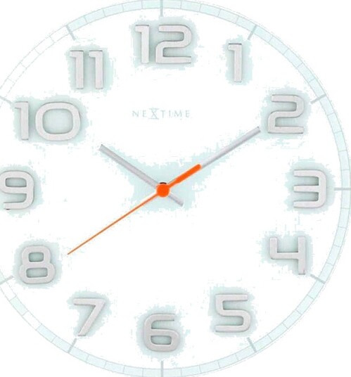 NeXtime Klokke Company Alarm 9 cm Sølv