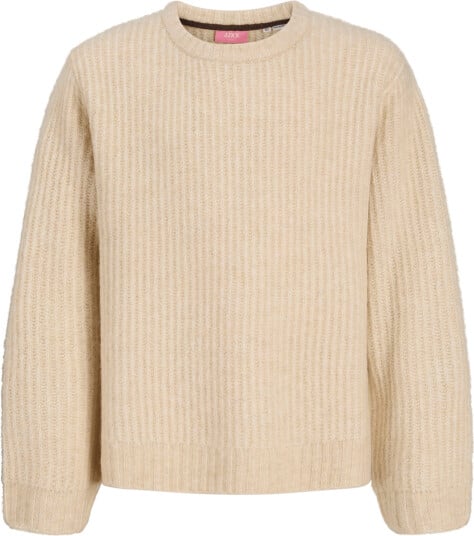 JJXX Kids Jxsigga Diverse Crew Neck Knit Sn Grl Cream 152