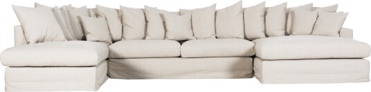 Soffadirekt MONACO U sofa Venstre Beige Soffadirekt MONACO U sofa Venstre Beige