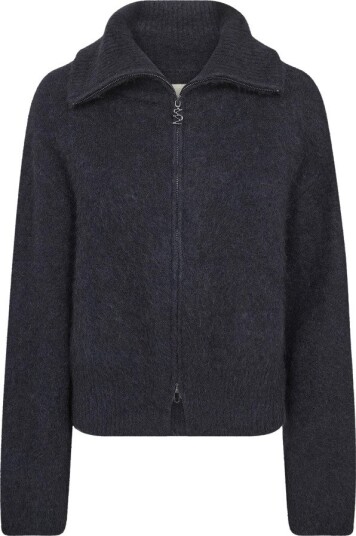 MOS MOSH Mmhulda Knit Zip Cardigan   SALUTE NAVY   L