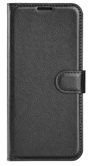INCOVER Motorola Moto G42 Litchi Kunstskinn Deksel m. Lommebok - Svart INCOVER Motorola Moto G42 Litchi Kunstskinn Deksel m. Lommebok - Svart