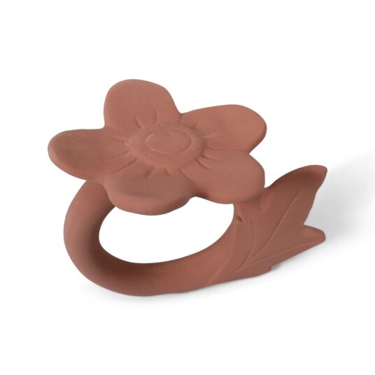 Filibabba Bitering i naturgummi Blomst Filibabba Bitering i naturgummi Blomst