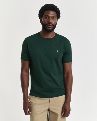 Gant Klassisk t-skjorte i regular-fit TARTAN GREEN 4XL Gant Klassisk t-skjorte i regular-fit TARTAN GREEN 4XL