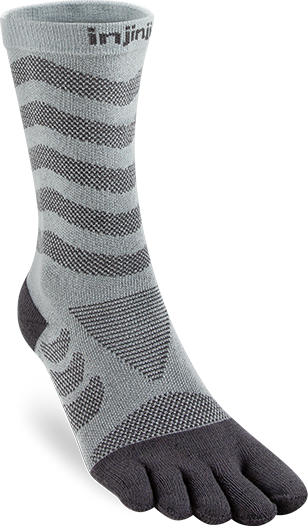 Injinji Women's Ultra Run Crew Slate XS/S, Slate