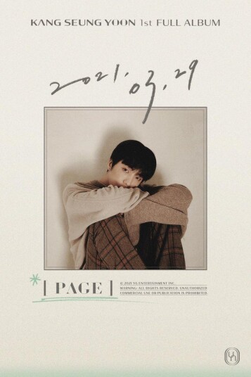 Kang Seung Yoon  Page (Prologue / Epilogue) (Incl. 104pg Photobook, Accordion Lyrics Book, Photocard, Selfie Photocar  CD