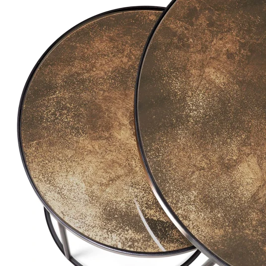 Ethnicraft Nesting Sidebord Bronze Copper