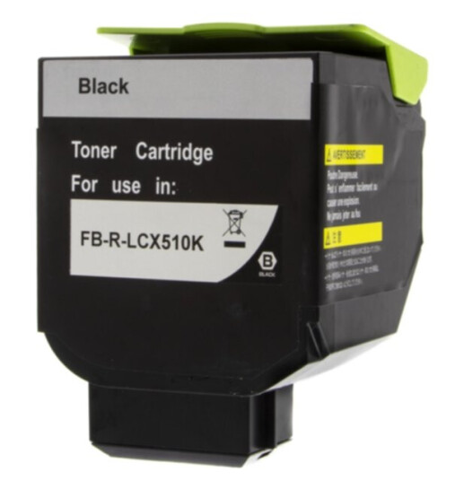 80C2XK0, Tonerkassett, erstatter Lexmark 802XK, svart, 8.000 sider, inkClub