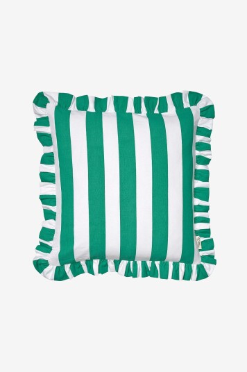 Classic Collection Putetrekk Ruffle Stripes Grønn