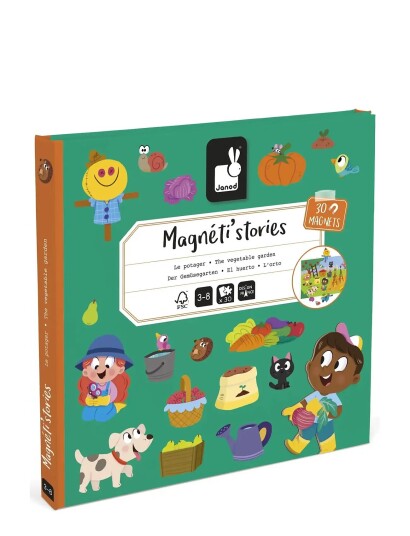 Janod Magneti'stories The Vegetable Garden Green