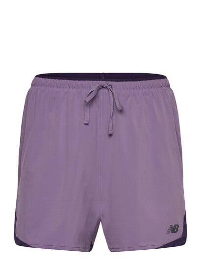 New Balance Athletics Run Short 5"   Purple   XXL