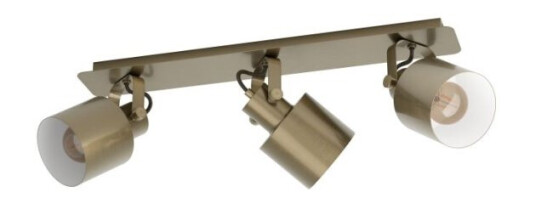 Eglo Southery Spotlight 3L E27 Krem Gull/Hvit