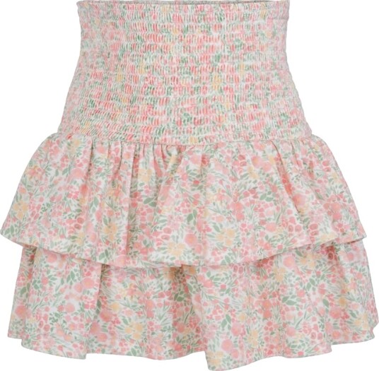 Vilje & Ve Milla Skjørt Med Blomsterprint Pastel Rose (98 /3 år)