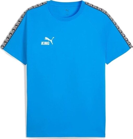PUMA T skjorte teamKING blå/PUMA White/PUMA Svart Barn størrelse 140 cm