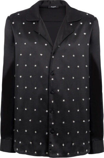Balmain Herre Skjorter Svart M,