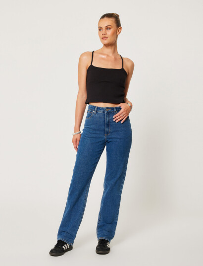 ABRAND 94 High Straight Bella Mid Blue - Blue - 24