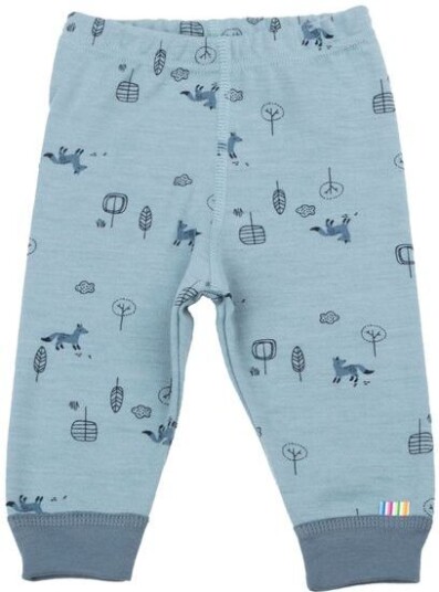 Joha Fox Leggings I Ull/bomull Blue Joha Fox Leggings I Ull/bomull Blue