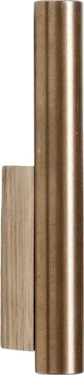 Andersen Pillar knagg 11 cm eik/messing