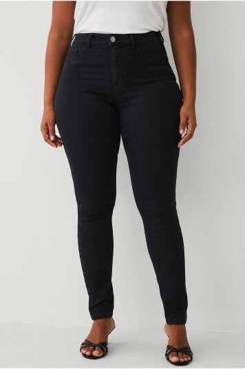 Ellos Plus collection Jeggings med høy midje Svart