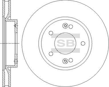Bremseskive Hi-Q SD1074