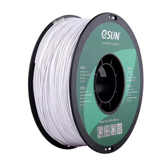 eSUN ABS+ 1.75mm 1kg - Cold White eSUN ABS+ 1.75mm 1kg - Cold White