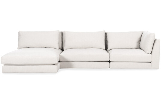 Soffadirekt LYON Sofa 4 seters Vendbar Hvit