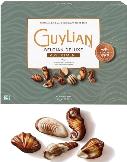 XL Guylian The Original   Belgisk Luksus Sjokoladekonfekt med Hasselnøttfyll 584 gram