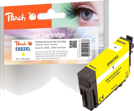 Kompatibel med Epson No. 603XL Blekkpatron Gul T03A4 6ml