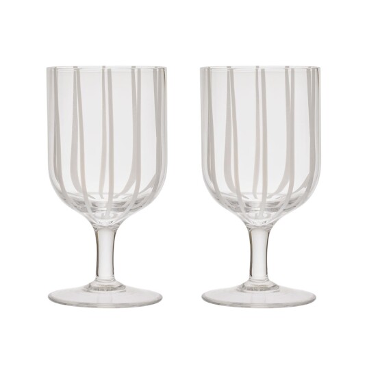 OYOY Mizu vinglass 2-pack, clear OYOY Mizu vinglass 2-pack, clear