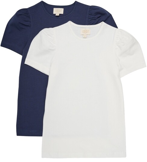 Creamie T skjorte   2 pack   Cloud/Navy   Creamie   1 år 80   T skjorte Blå Hvit