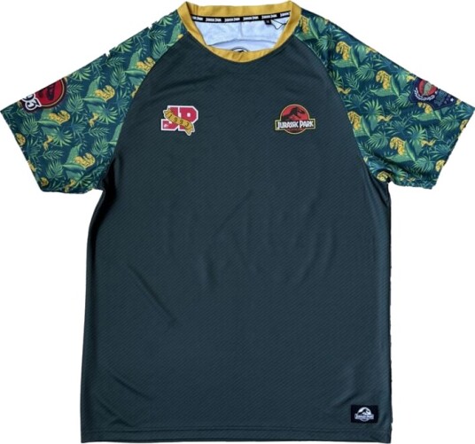 Jurassic Park Jersey - 93 - Fotballskjorte - S til XXL - Herrer - flerfarget