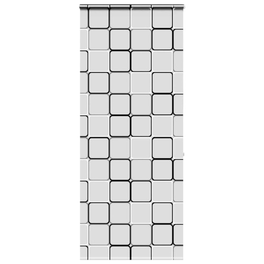 Dusjrullgardin Cassonetto 90x240 cm Stoff Bredde 86 cm