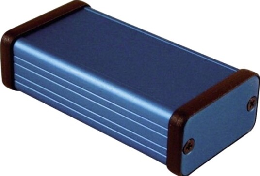Hammond Electronics 1455D801BU 80 × 45 × 25 mm Aluminium Blå Kabinett